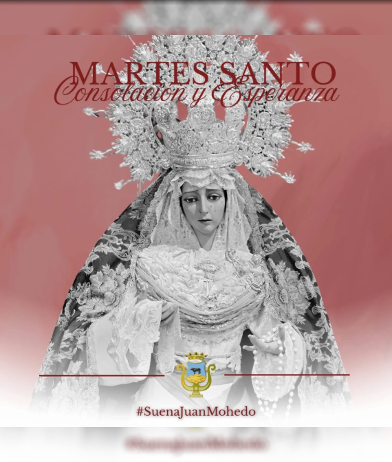 Cartel del Martes Santo 2026 de Montoro con actuación de la Banda de Música Juan Mohedo
