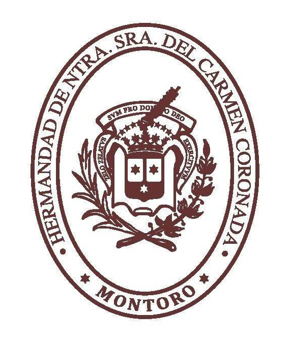 Emblema de la Cofradía de Nuestra Señora del Carmen Coronada de Montoro